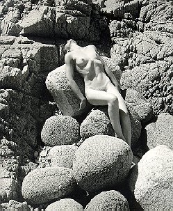 Nude on the Rocks